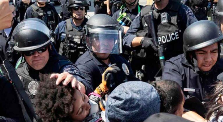 Protestas: Guardia Nacional, el foco de atención sobre Los Ángeles