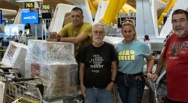 Envío desde España de material sanitario para Cuba