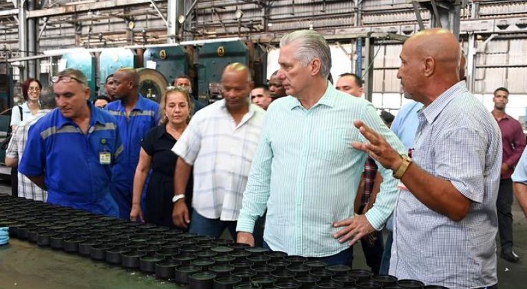 Inicia Díaz-Canel segundo ciclo de visita a La Habana