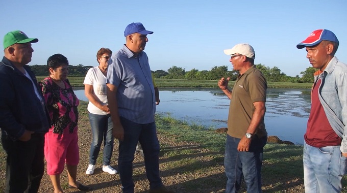 Evalúan autoridades producción de alimentos en Majibacoa
