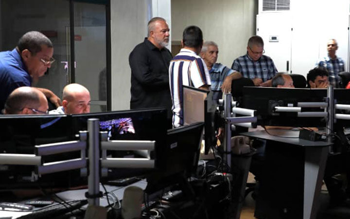 Chequea Marrero Cruz acciones para restablecimiento del SEN