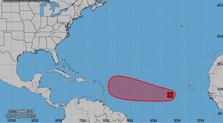 Crece probabilidad de formación de depresión tropical en el Atlántico