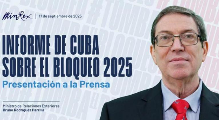 Canciller revelará recientes daños del bloqueo de EEUU a Cuba