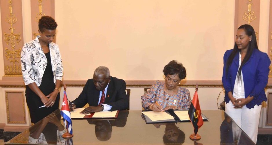 Recibió Esteban Lazo a la presidenta de la Asamblea Nacional de Angola (+ Video)