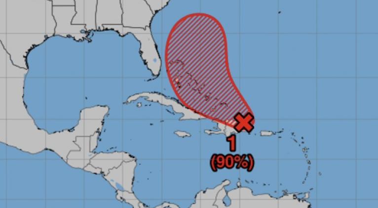 Onda tropical afectará el este de Cuba con lluvias y vientos