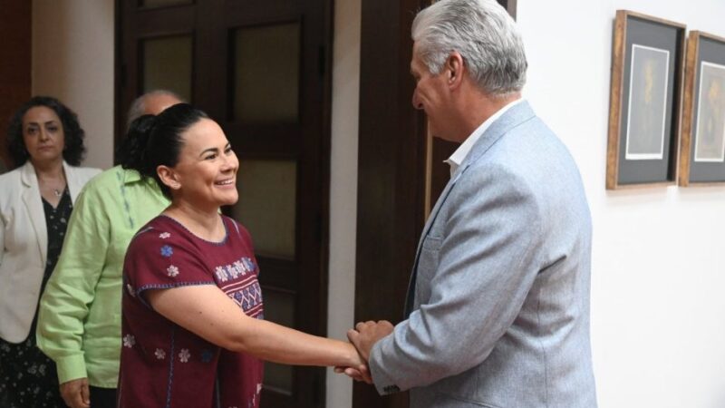 Recibió Díaz-Canel a una delegación de la Agencia Mexicana de Cooperación Internacional para el Desarrollo