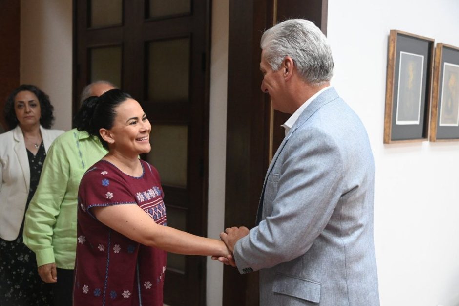 Recibió Díaz-Canel a una delegación de la Agencia Mexicana de Cooperación Internacional para el Desarrollo