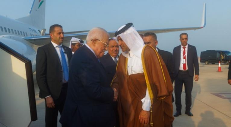 Presidente palestino participará en reunión de emergencia en Qatar
