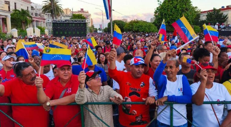 Cuba ratifica la solidaridad con el pueblo y gobierno de Venezuela