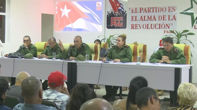 Evalúa Consejo de Defensa en Las Tunas medidas ante evento meteorológico Melissa
