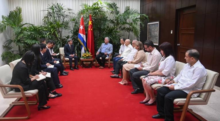 Destaca Díaz-Canel relaciones entre partidos de Cuba y China