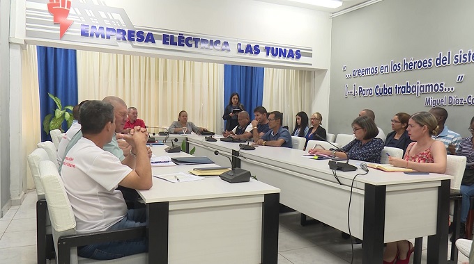 Destacan estrategias locales del sector eléctrico en Las Tunas