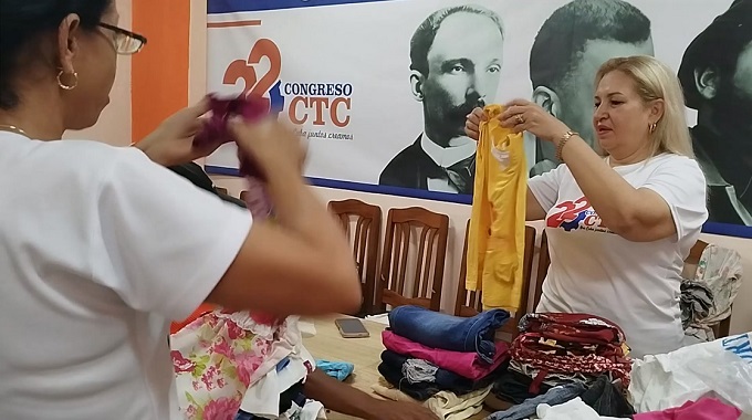 Apoyan sindicatos tuneros con donaciones para familias afectadas por Huracán Melissa