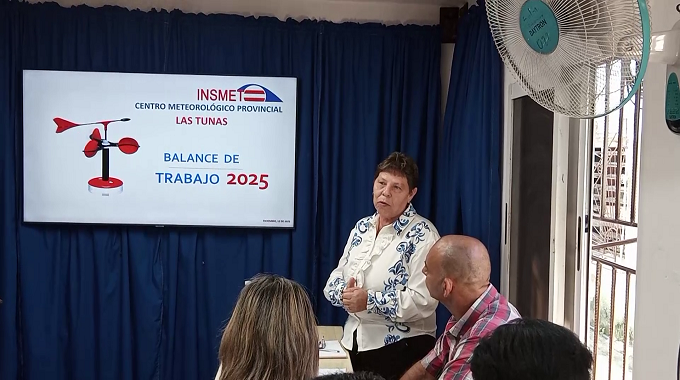 Centro Meteorológico Provincial de #LasTunas evalúa su desempeño durante el 2025