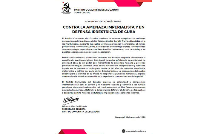 Organizaciones del mundo condenan amenazas contra Cuba