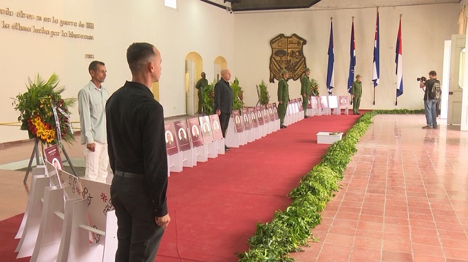 Concluyó en Las Tunas homenaje a los cubanos caídos en Venezuela con una guardia de honor