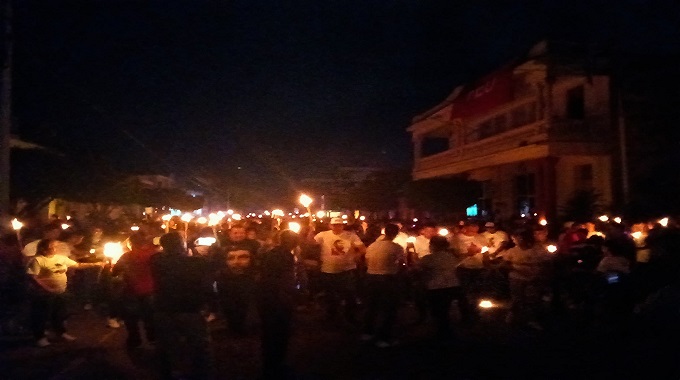 marcha de las antorchas