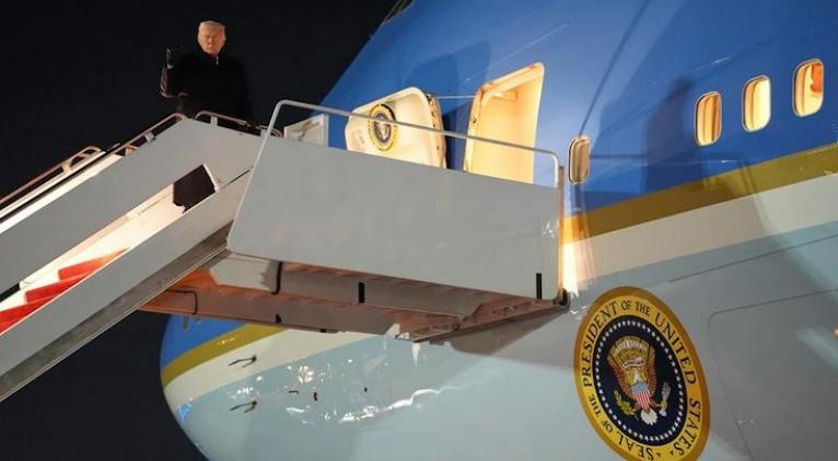 Detectan desperfectos técnicos en avión presidencial de EE.UU.