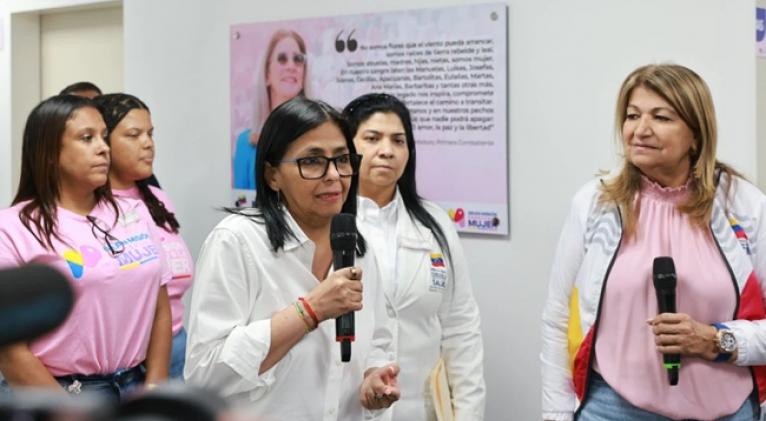 Delcy Rodríguez: no podemos detenernos en avanzar y recuperar al presidente Maduro
