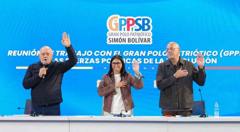 Delcy Rodríguez lideró reunión del Gran Polo Patriótico Simón Bolívar