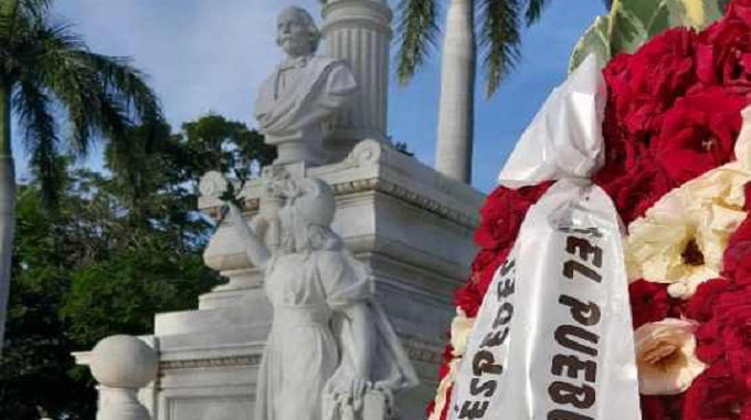 Homenaje al Padre de la Patria a 152 años de su caída en combate
