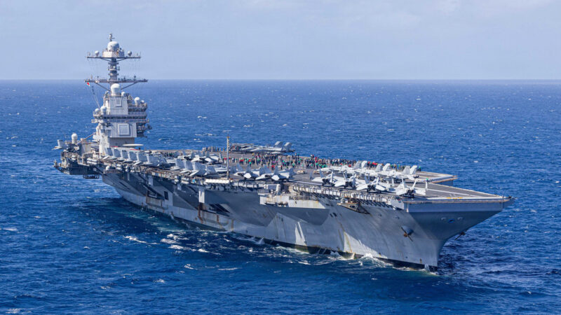 El portaviones más grande del mundo, de EE.UU., entra en el Mediterráneo en medio de tensiones con Irán