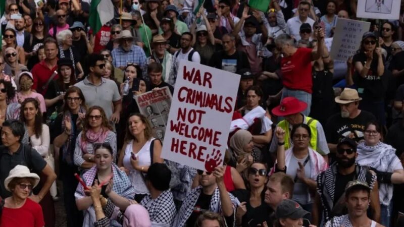 Australia vive jornadas de protestas por visita de presidente israelí