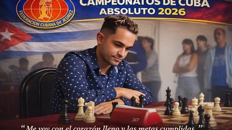 Michel Alejandro termina sexto en nacional de Ajedrez