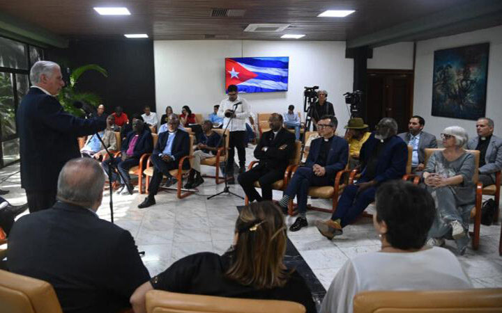 Intercambia Díaz-Canel con líderes ecuménicos sobre realidad de Cuba