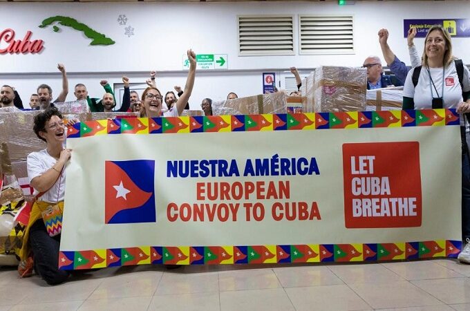 Llegó a Cuba primer envio de convoy europeo de ayuda solidaria (+Foto)