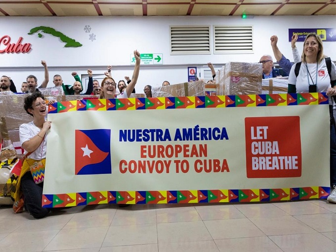 Llegó a Cuba primer envio de convoy europeo de ayuda solidaria (+Foto)