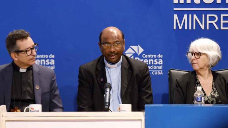 Cuba no es una amenaza, afirman líderes religiosos mundiales