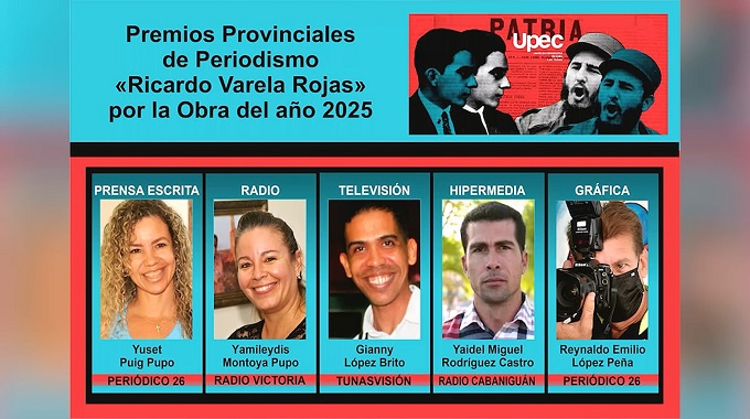 Distinguen en Las Tunas a periodistas con premios provinciales