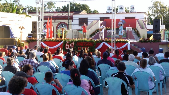 Celebran en Las Tunas aniversario 65 de la OPJM y 64 de la UJC
