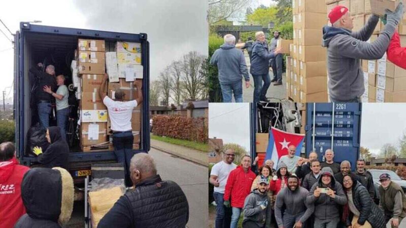 Partirá hacia Cuba otro contenedor desde Bélgica con ayuda médica
