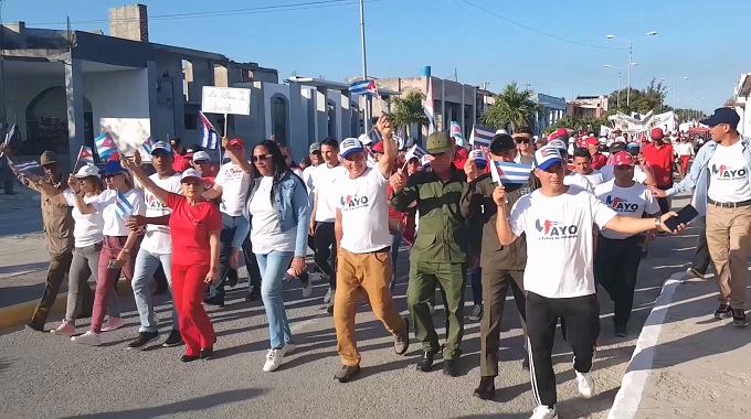Trabajadores de Puerto Padre celebraron el 1ro de Mayo