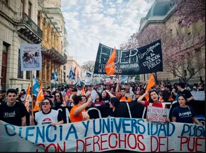 Prevén marchas masivas por la universidad pública en toda Argentina