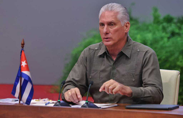 Cubanos en Nicaragua repudian sanciones de EE.UU. contra Díaz-Canel