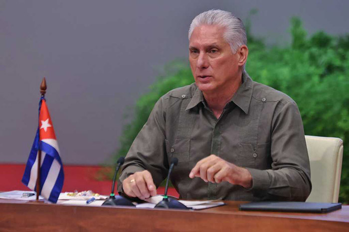 Cubanos en Nicaragua repudian sanciones de EE.UU. contra Díaz-Canel