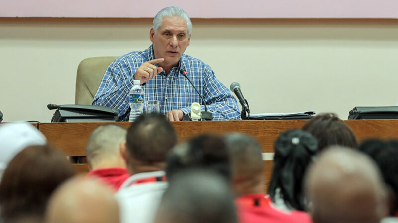 Presidente Díaz-Canel clausura el XXII Congreso de la CTC: Unidad obrera y transformaciones económico-sociales para salvar la Revolución