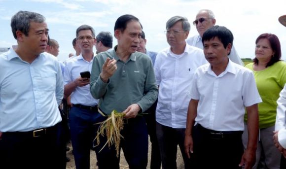 Canciller vietnamita visita empresas de su país en Cuba