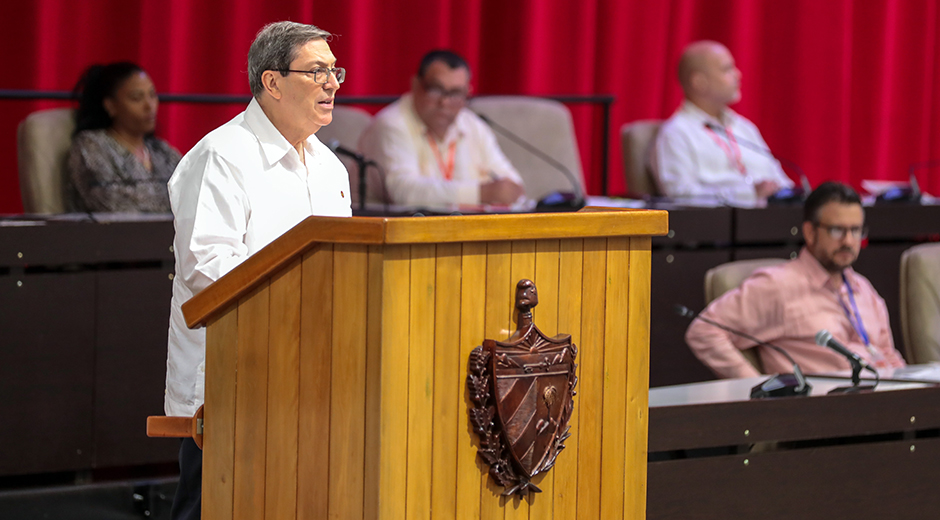 Bruno Rodríguez: El contexto político internacional en el que Cuba defiende su Revolución se ha agravado significativamente