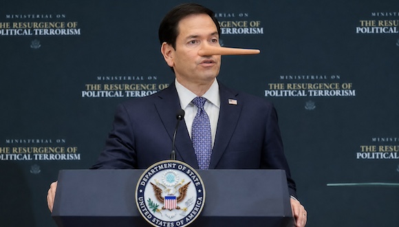 Diez mentiras de Marco Rubio en su cumbre anti-izquierda