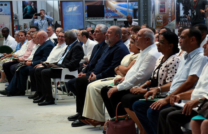 Asiste Díaz-Canel a inauguración de Feria Internacional del Libro