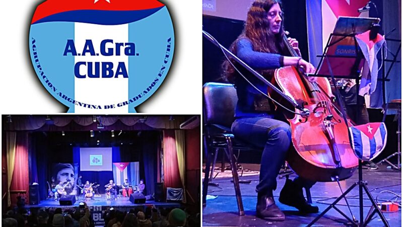 Médicos argentinos graduados en Cuba realizan colecta de medicamentos