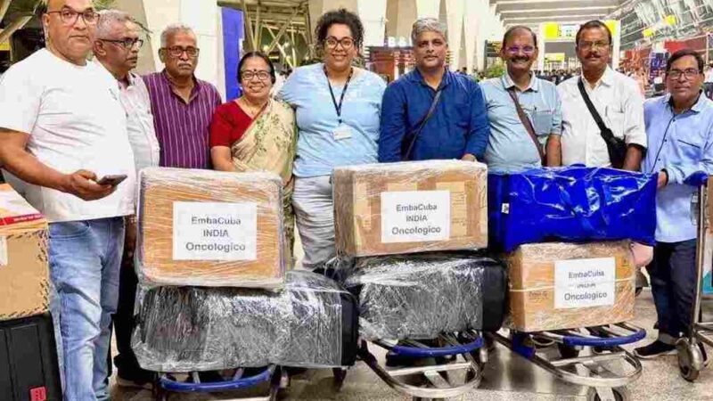 Amigos de India donan medicinas a hospitales de Cuba