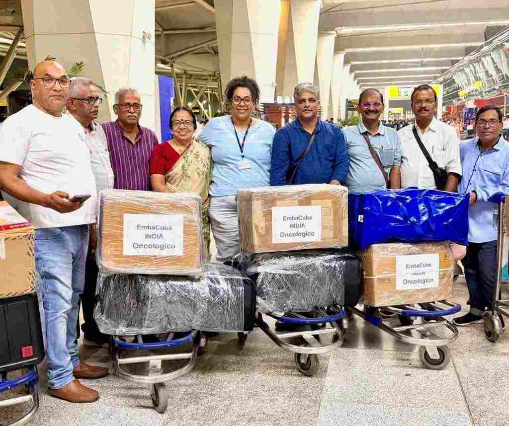 Amigos de India donan medicinas a hospitales de Cuba