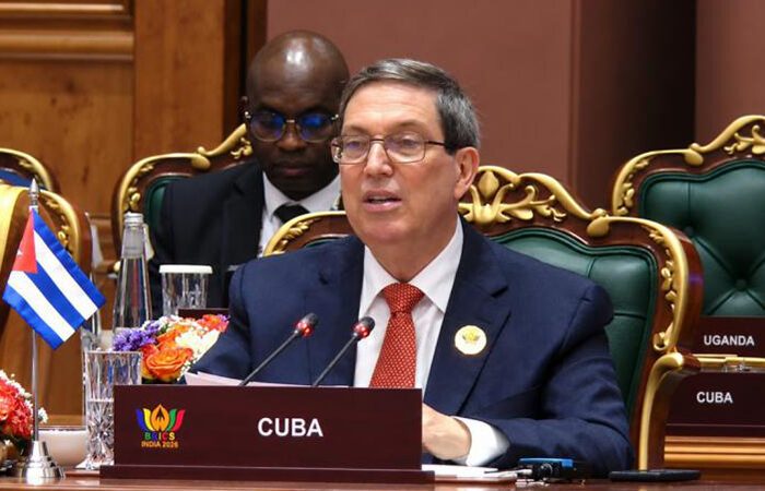 Denuncia canciller cubano en BRICS cerco energético de EE.UU. contra Cuba