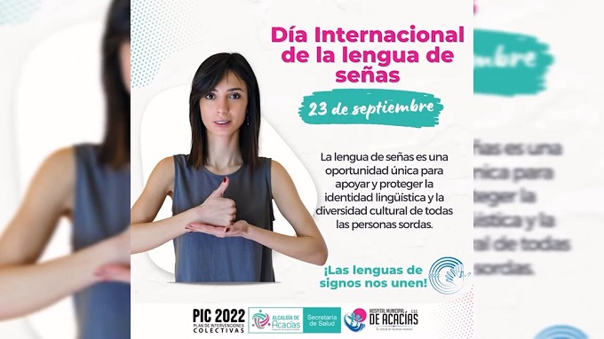 Rememoran en Las Tunas el Día Internacional del Lenguaje de Señas