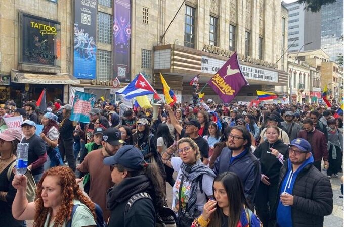 Repudio al bloqueo de EEUU contra Cuba encontró eco en Bogotá